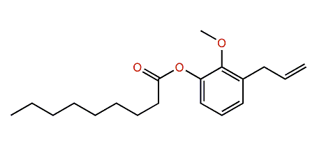 3-Allyl-2-methoxyphenyl nonanoate